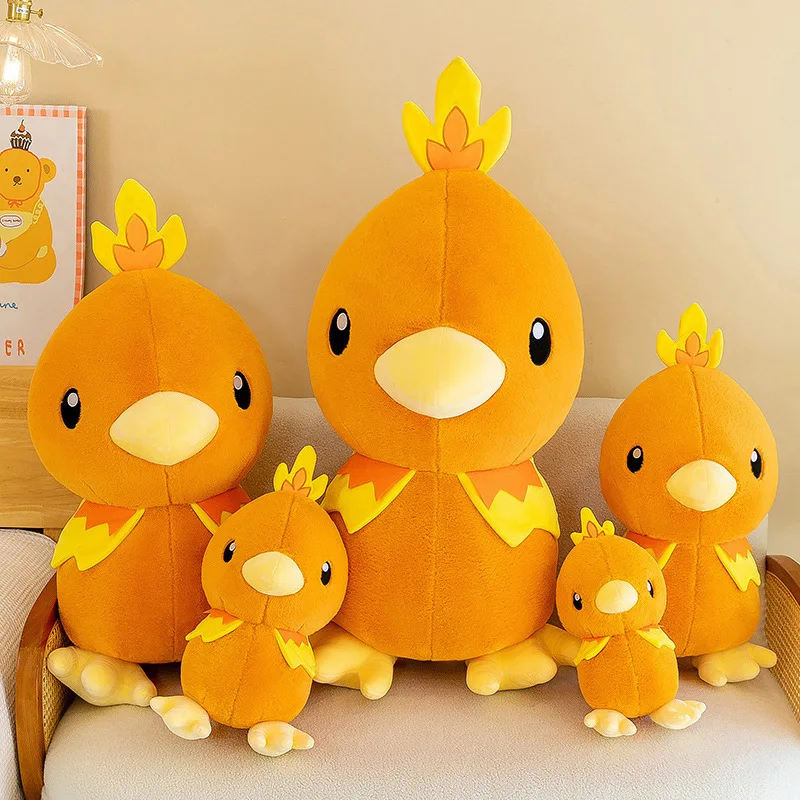 

Pokemon Cute Kawaii Torchic Plush Toy Stuffed Doll for Kids Birthday Gift Fire Chicken Pokemon Plushie Wholesale for Festival