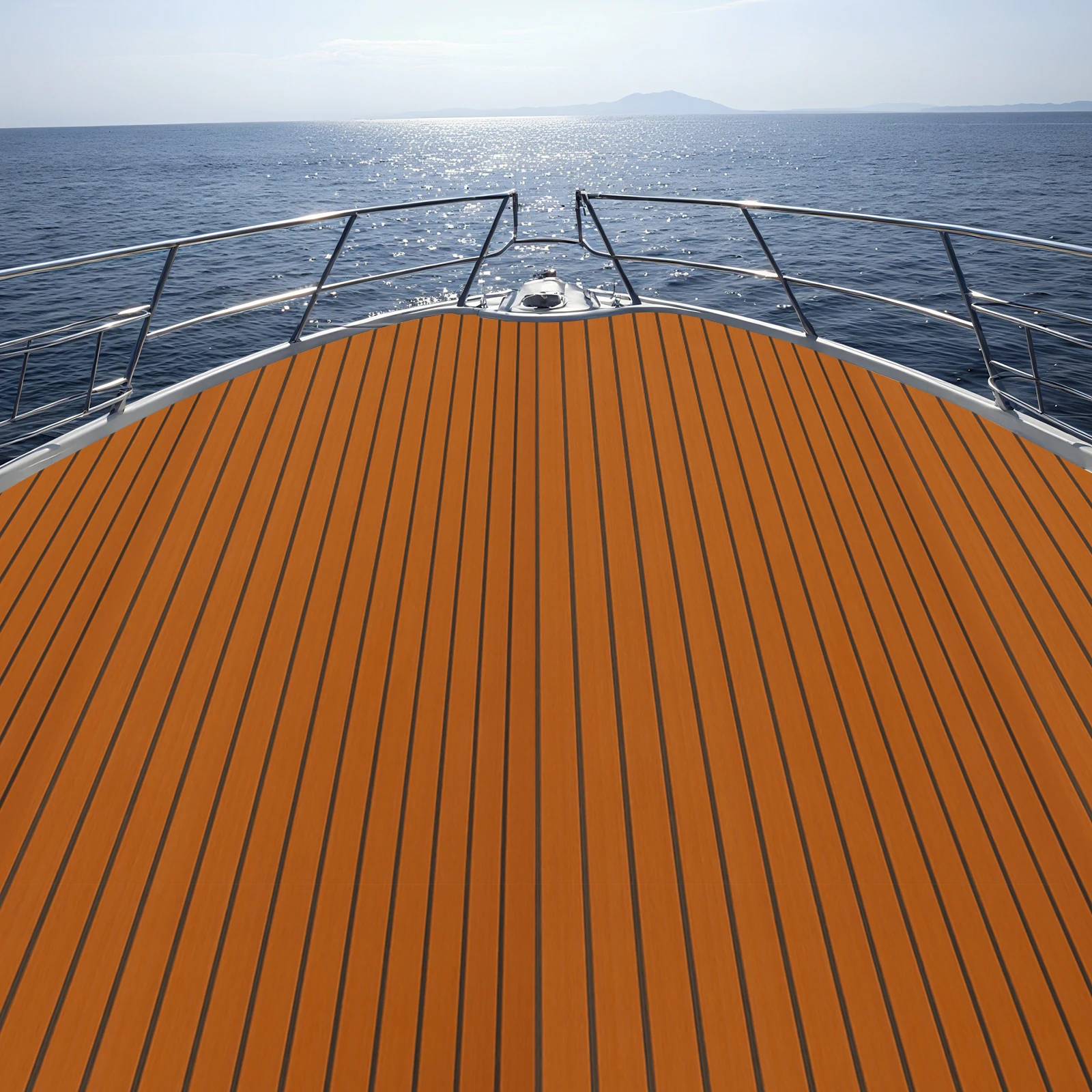 Estera antideslizante de teca, 270 x 90 cm, espuma de teca autoadhesiva, estera antideslizante adhesiva autoadhesiva para cubiertas de barcos, yates