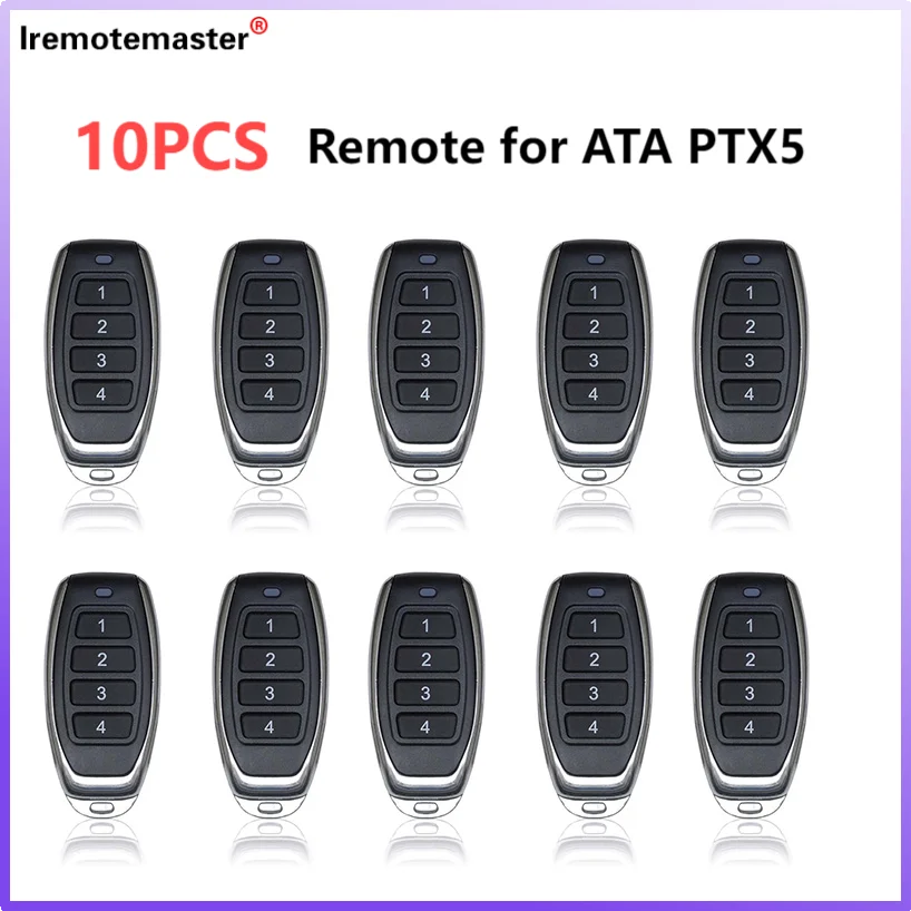 

10PCS for ATA PTX-5v1 PTX5v2 PTX5 TrioCode Garage Door Gate Remote Control GDO 6v3 / 6v4 / 7v2 / 7v3 / 8v3 / 9v3 / 10v1 / 11v1