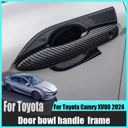 For Toyota Camry XV80 2024 Door bowl handle decorative frame sticker Exterior door handle decoration protection