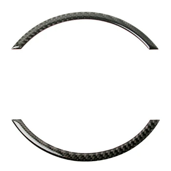 Mini Cooper için gerçek karbon Fiber F55 F56 konsolu navigasyon ekran çerçevesi Trim