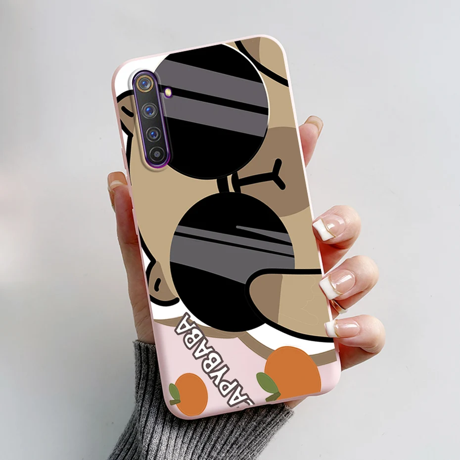 Cute Cartoon Case For Realme 6 Pro 6pro Beautiful Painted Shockproof Cover Coques For Realme 6 Realme6 Funny Soft Silicone Cases