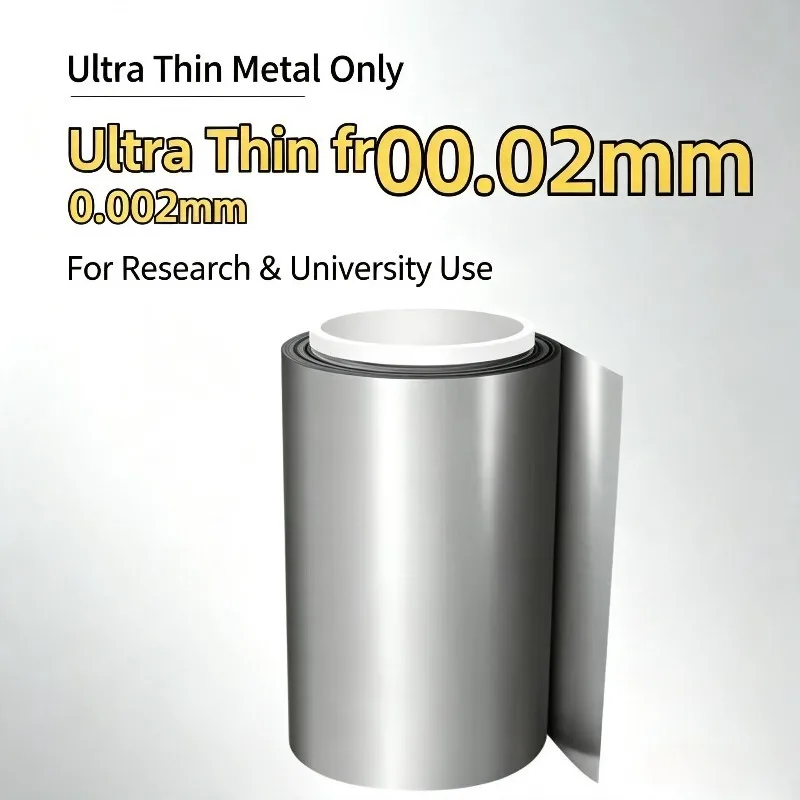 Ultra Thin Mirror Stainless Steel Foil Hand Tearable Stainless Sheet For Scientific Research Lab Experiment
