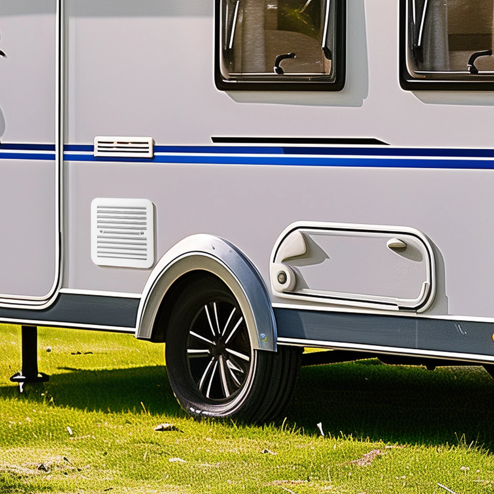 Outdoor Use Travel Comfort Ventilation Systems Premium ABS Ventilation Fan Reliable Airflow Moisture Damage Prevention