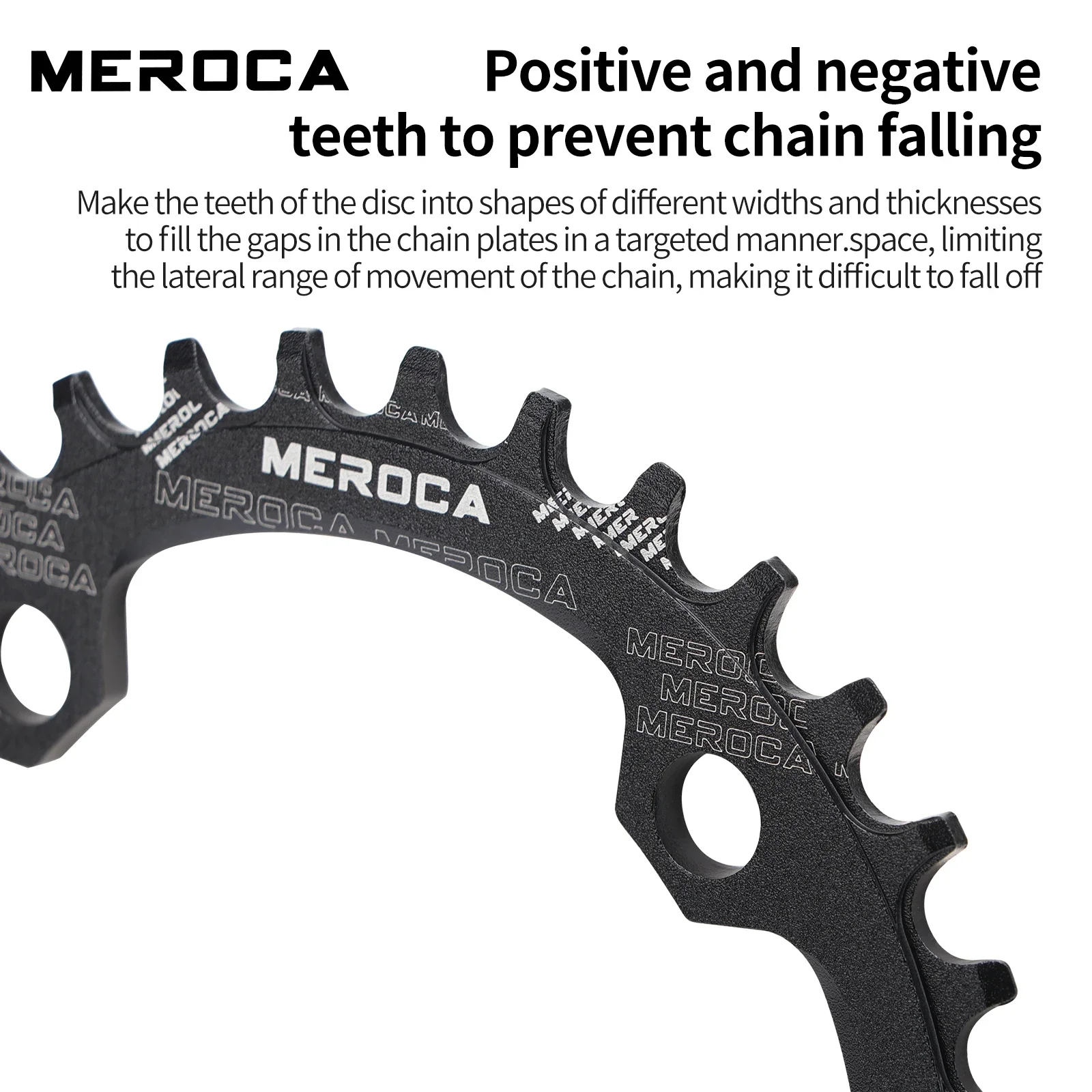 MEROCA 104 Bcd Chainring Narrow Wide 104bcd Crown Ultralight Mountain Bike 32T 34T 36T 38T Crankset Bicycle Dish 34 Teeth Mtb