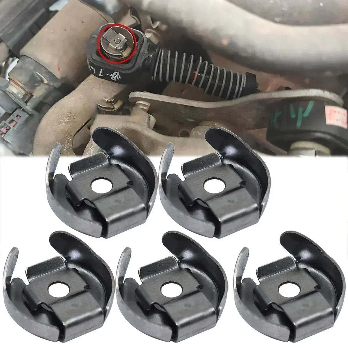 Gear Shift Linkage End for Audi A1 A3 Q2 Q3 TT MK2 MK3 Bowden Cable Catch Shaft Selector Change Lever Rod Lock Washer Clips Car