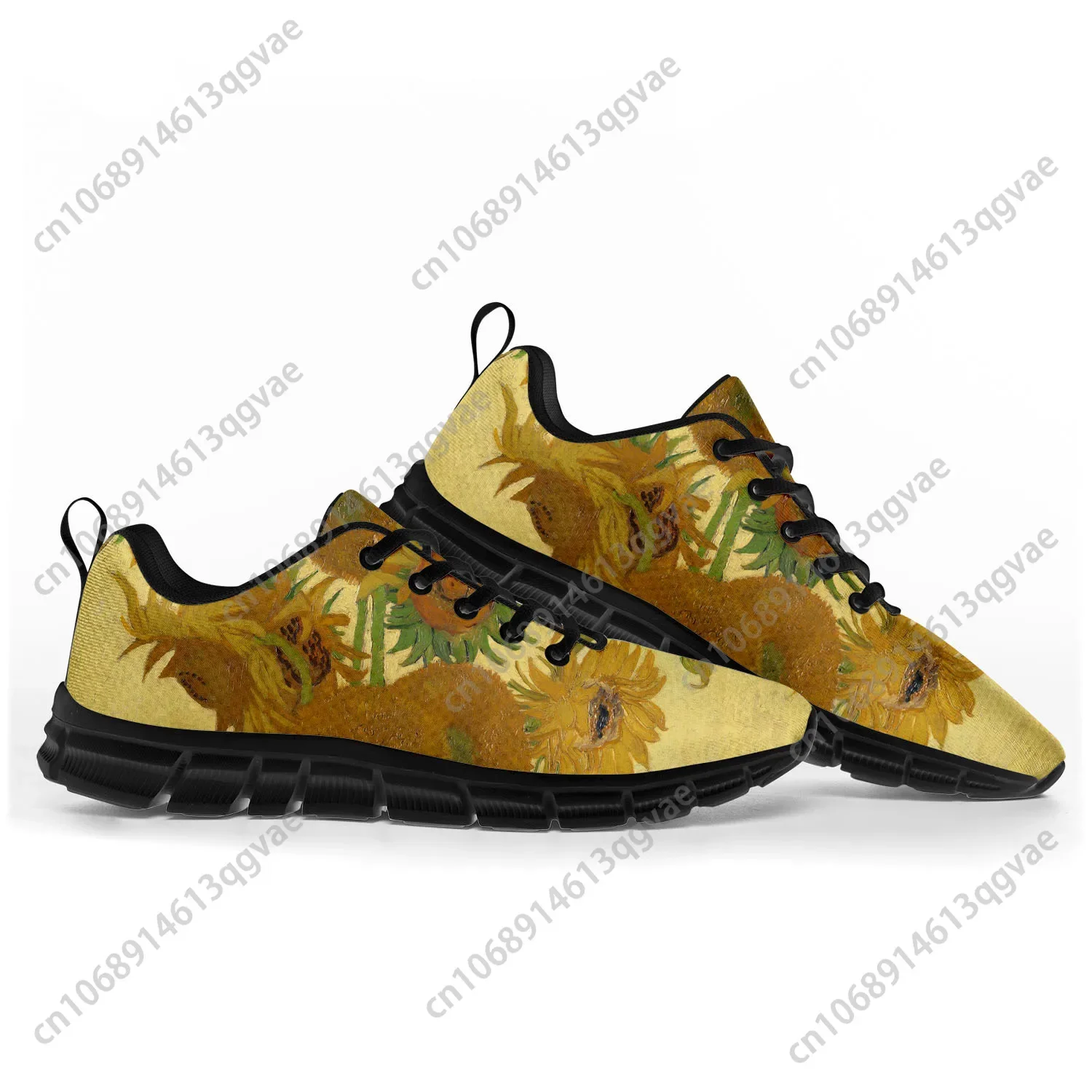 

Van Gogh Oil Painting Sunflower Sports Shoes Mens Womens Teenager Kids Children Sneakers Custom High Quality Casual Couple Shoe