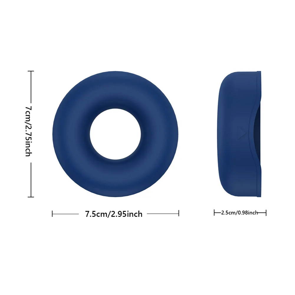 1 par de almohadillas de silicona para auriculares, almohadillas impermeables para auriculares, almohadillas resistentes a la suciedad, funda lavable de repuesto para Sony WH-CH520