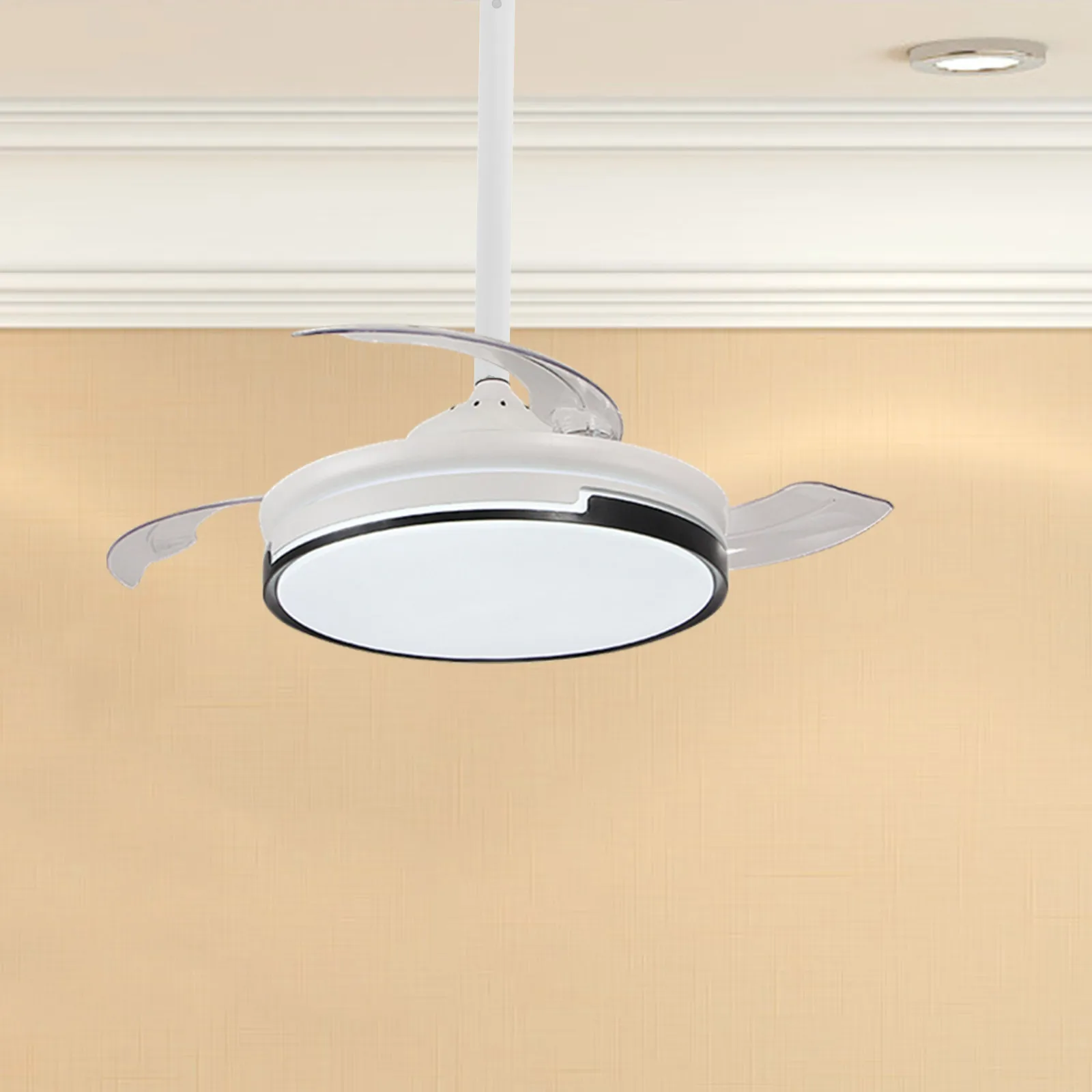 تمديد قضيب 12 بوصة الحديد Downrod لمراوح عالية دائم استبدال جزء تمديد قضبان لمروحة السقف مروحة السقف