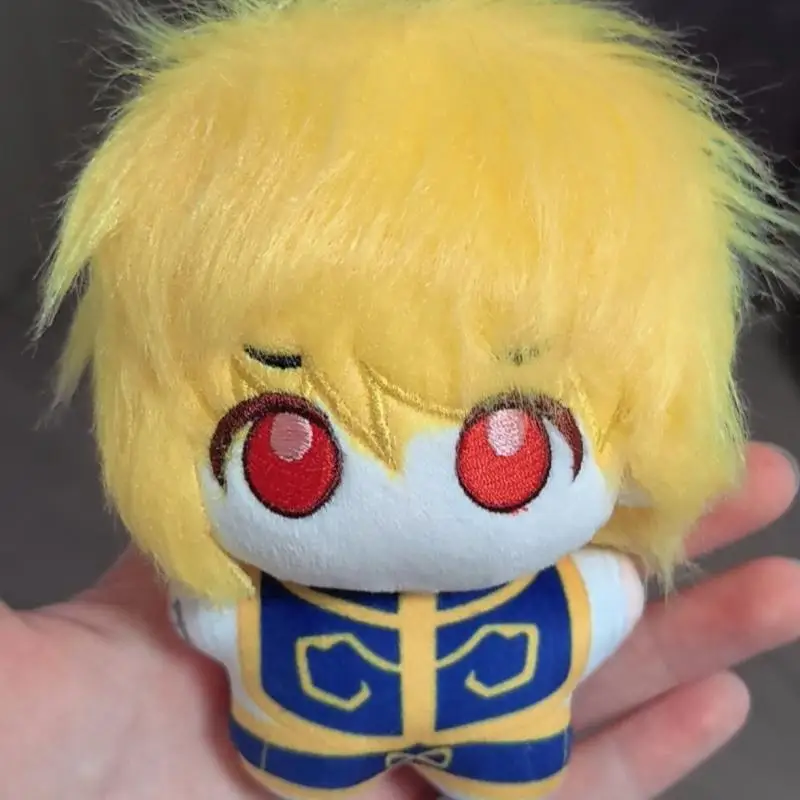 Hunter Hunter Curarpikt Yellow Hair Q Version Standing Posture Plush Keychain Crossbody Bag Decoration Anime Enthusiast Collect