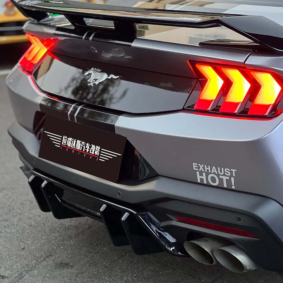 Rear Diffuser For Ford Mustang Dark Horse S650 2.3T EcoBoost 2024+  Cars Body Kits