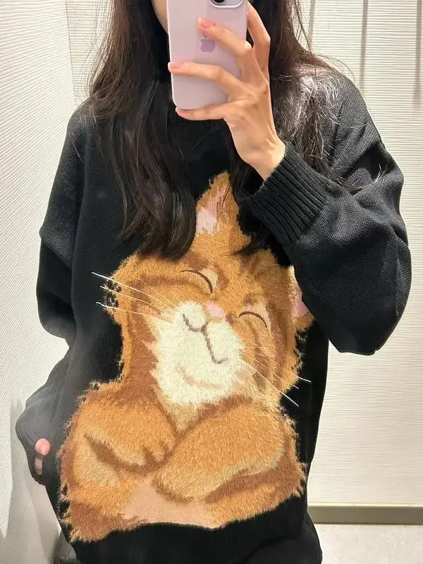 Pull Sherina épaissi pour chiot et chat pour femme, réduction de l'âge, mode décontractée, automne et hiver