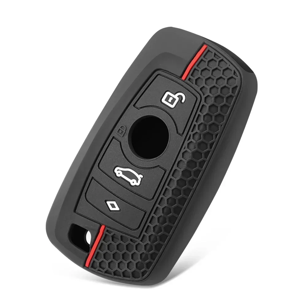 Silicone Car Remote Key Case Cover For BMW 1 2 3 4 5 6 7 Series X1 X3 X4 X5 X6 F36 F25 F26 F30 F34 F10 F07 F20 Z10 G30 F15 F16 image 5