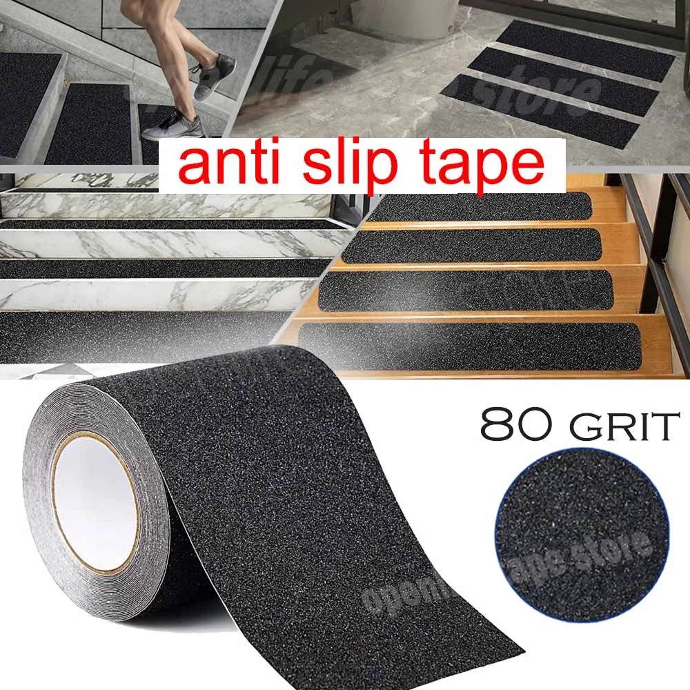 

Anti Slip Safety Tape Non Slip Stair Tape for Steps Outdoor Waterproof Heavy Duty Grip Tape for Floors Traction Black& Yellow