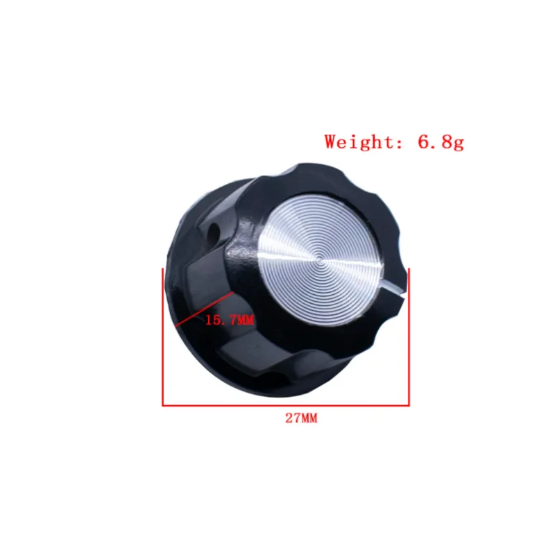 베이클라이트 전위차계 노브 캡, 내부 6.4mm 로터리 스위치, WH118, WX050, MF-A03, RV24YN20S