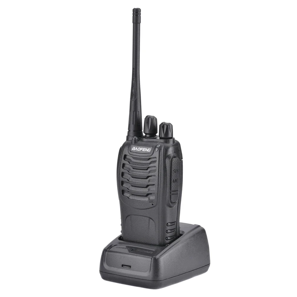 Carregador usb para baofeng walkie talki 888s acessórios de rádio em dois sentidos bateria li-ion carregador de mesa