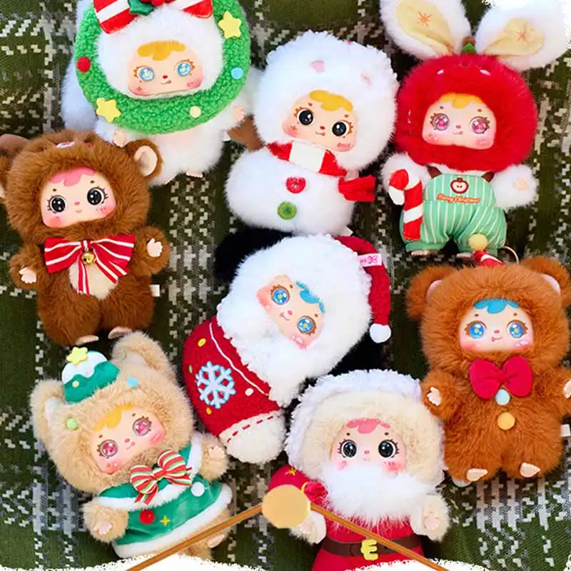 صموئيل سعيد عيد ميلاد سعيد عشية صندوق أعمى مهرجان جو لعبة حلية انفصال الوجه لطيف دمية صندوق غامض مفاجأة الهدايا