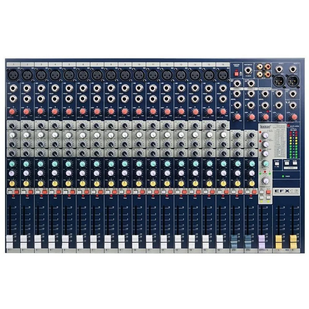 Audio Mixer 16 Channel Usb - EFX16 Professional 16-Channel USB Audio Mixer