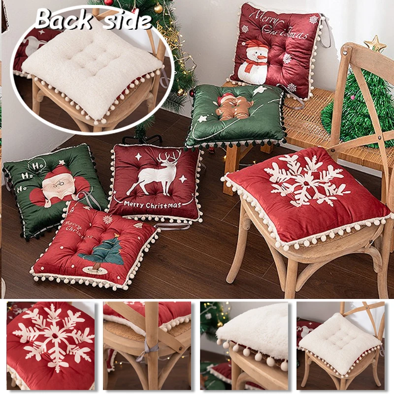 

40x40cm Christmas Floor Pillow Square Floor Seating Pillow Cushion Meditation Yoga Seat Kneeling Pillows Thick Cushions Mat Pad
