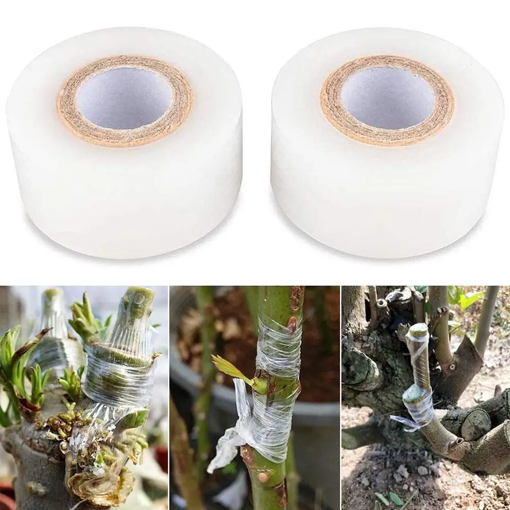 1 Roll 200 Meters Of Stretchable Grafting Tape Garden Tree Plants Seedlings Vine Tomato Grafting Accessories Stretchable Tape