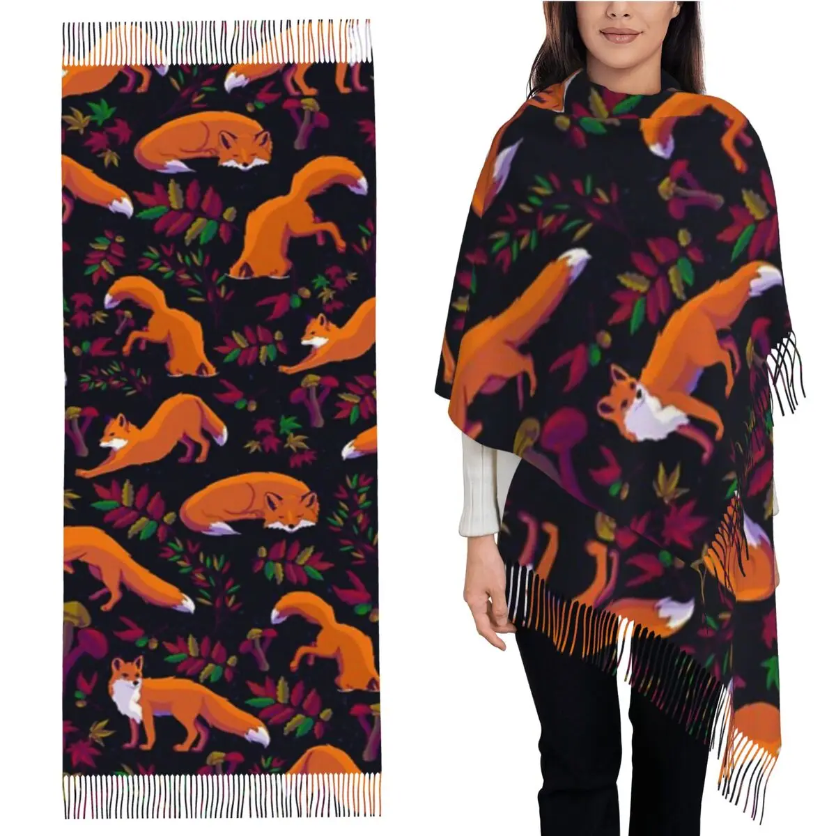 Forest Fox Scarf Ta…