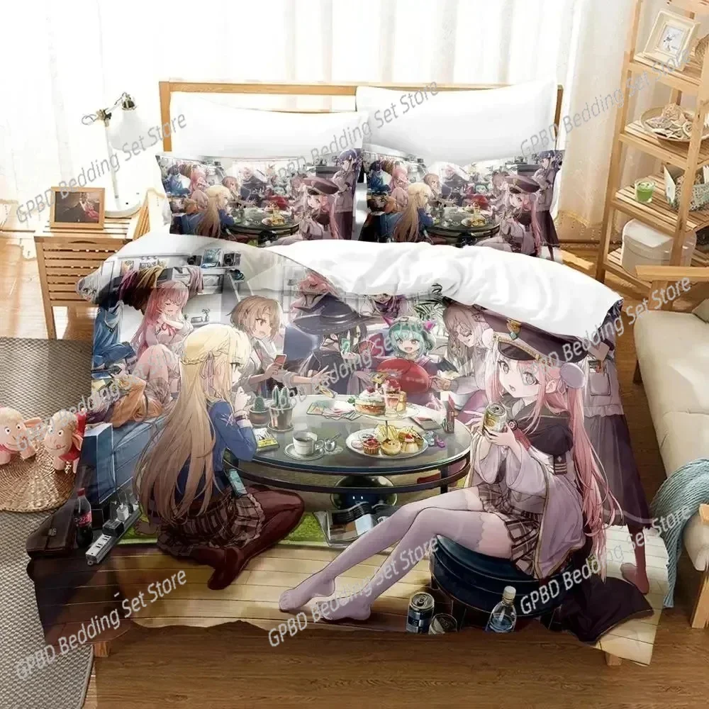 

New 3D Print Anime Heaven Burns Red Bedding Set Duvet Cover Bed Set Quilt Cover Pillowcase Comforter king Queen Size Boys Adult