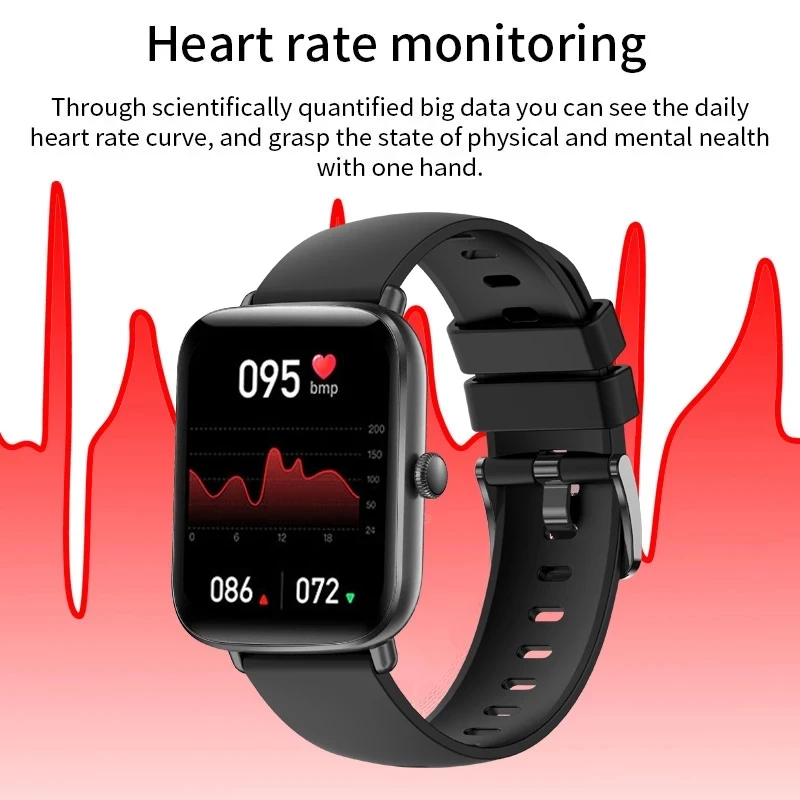 2023 New Bluetooth Heart Rate Monitor Smart Watch Men Full Touch Dial Call Fitness Tracker IP67 Waterproof Smartwatch Men women