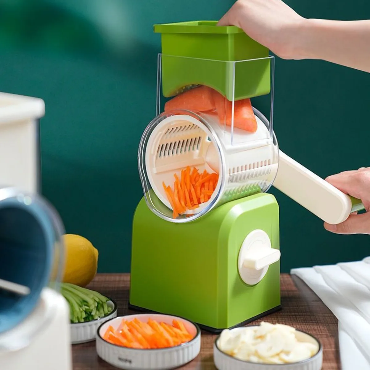 

Vegetable Slicer Cutter Vegetable Chopper Multifunctional Manual Vegetables Peeler Rotary Cheese Grater Home Kitchen Gadgets