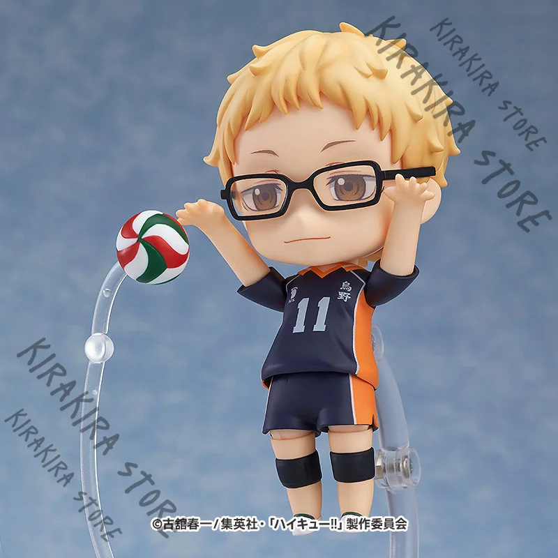 

Kei Tsukishima Official Mascot Model Cosplay Anime Haikyuu!! Figurine Kawaii Cartoon Charact Accessories Gift Otaku Ornaments