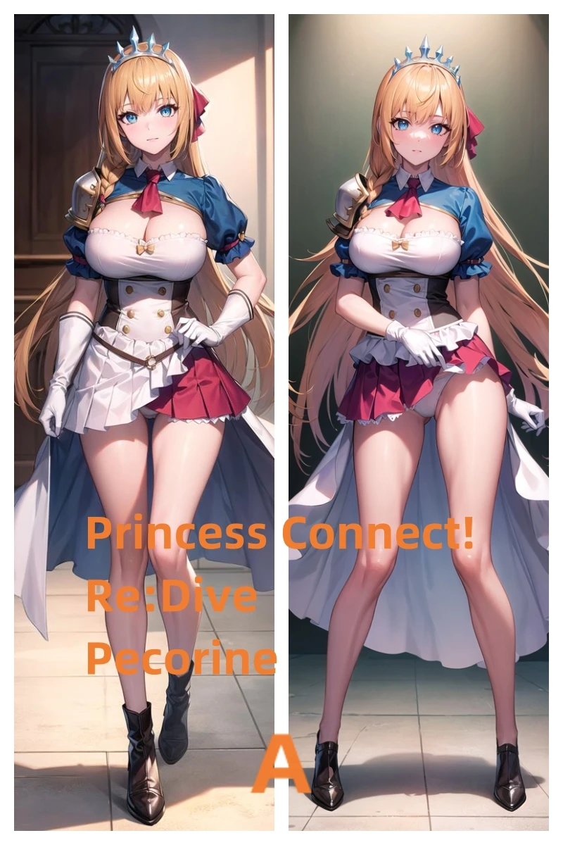 

Dakimakura Anime Pillow Case Princess Connect!Re Dive-Pecorine Double-sided Print Of Life-size Body Pillowcase Gifts Can be