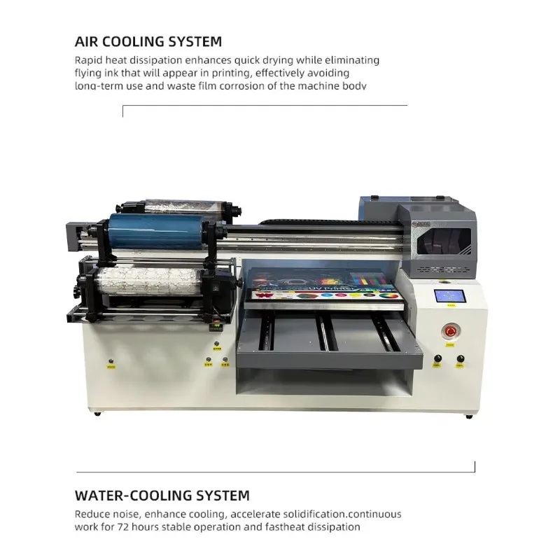 Customized New 6060 UV Flatbed Printer JP30-6060 UV DTF Printer Roll To Roll All In One Uv Printing Machine For Metal Phone Case