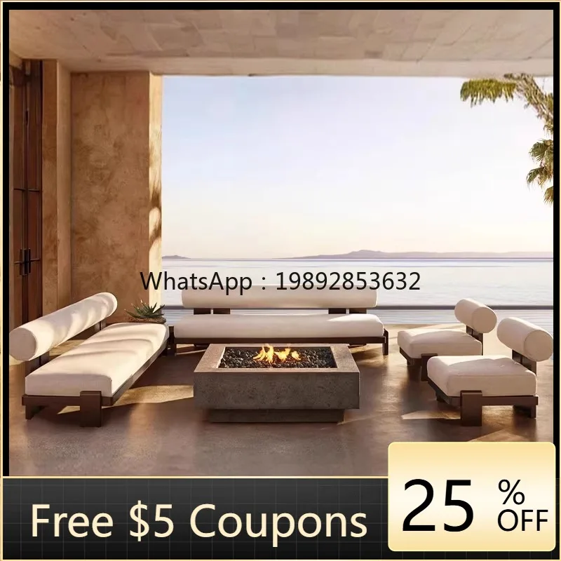 

YFY Outdoor Sofa Courtyard Outdoor Sunproof Aluminum Alloy Sofa Open Air