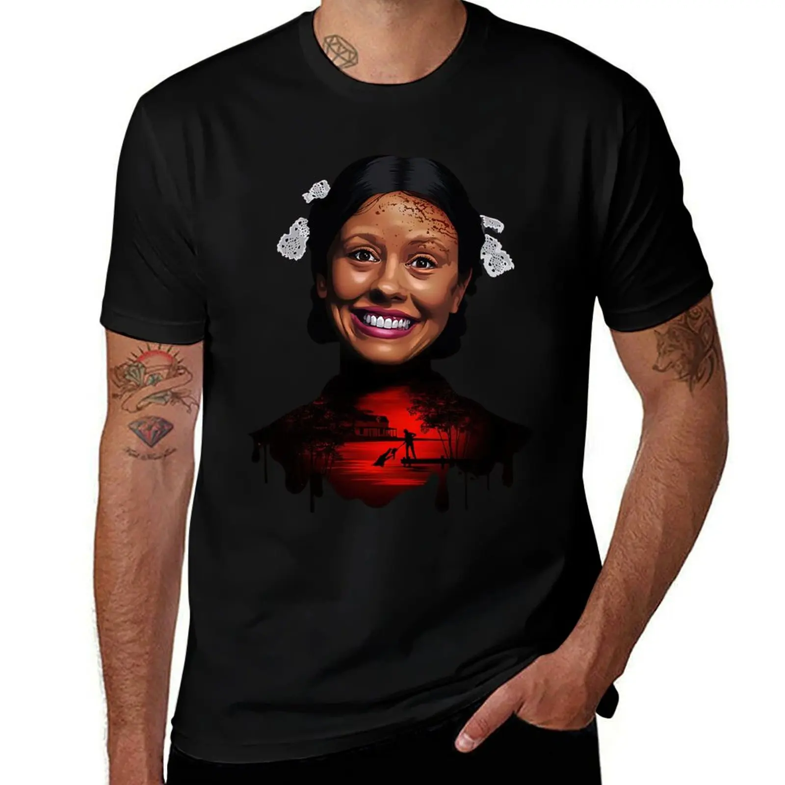 X Movie, The poster X prequel Pearl T-Shirt Fashion Pattern Printed Tee Shirt T-Shirt