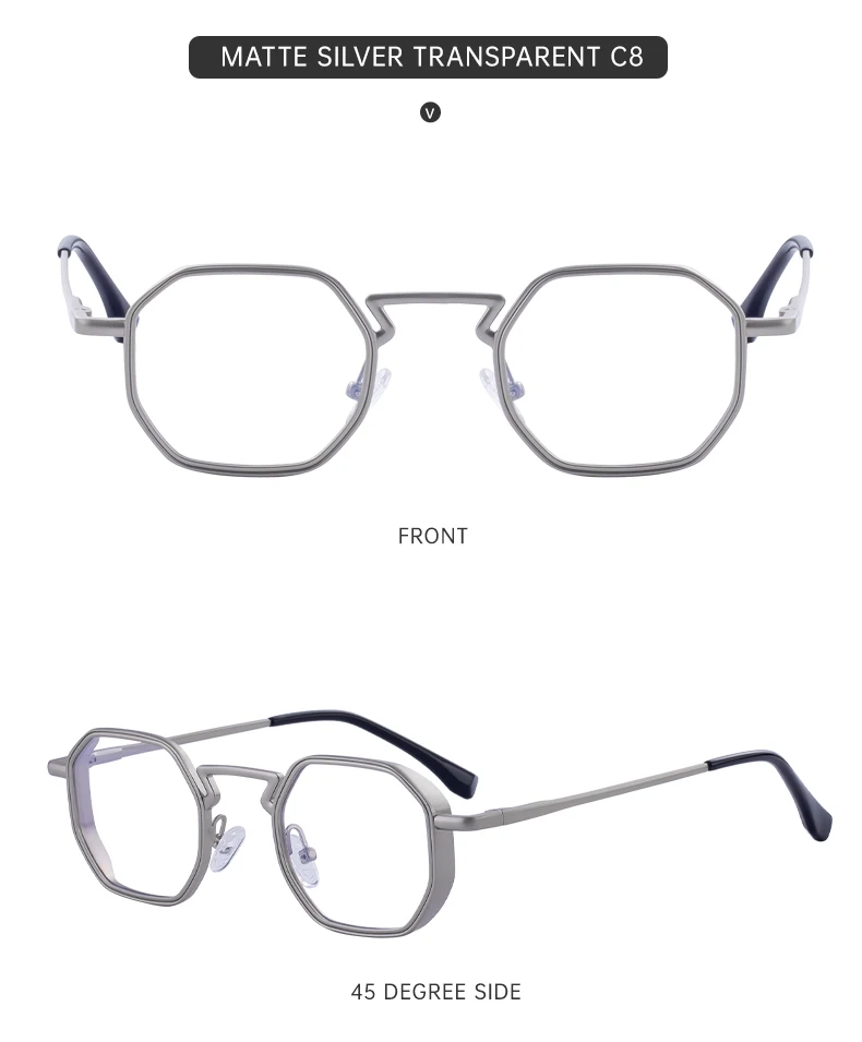 Kleine Rahmen Hexason Steampunk Sonnenbrille Männer 2025, Luxus Marke Vintage Punk Brillen Klassische Polygon Metall Sonnenbrille Männlich UV400 – Detail 20