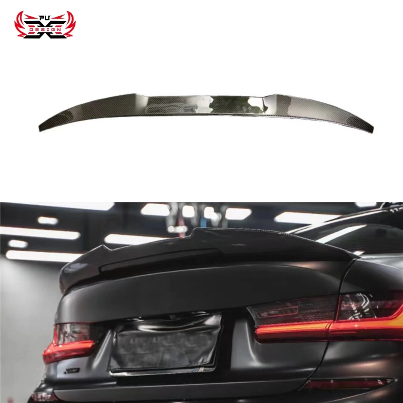 

Carbon Fiber Car Spoiler for BMW X4M F98 2019-2021Trunk Lip Spoiler Rear Wing HighKick Spoiler Retrofit accessories Body Kit