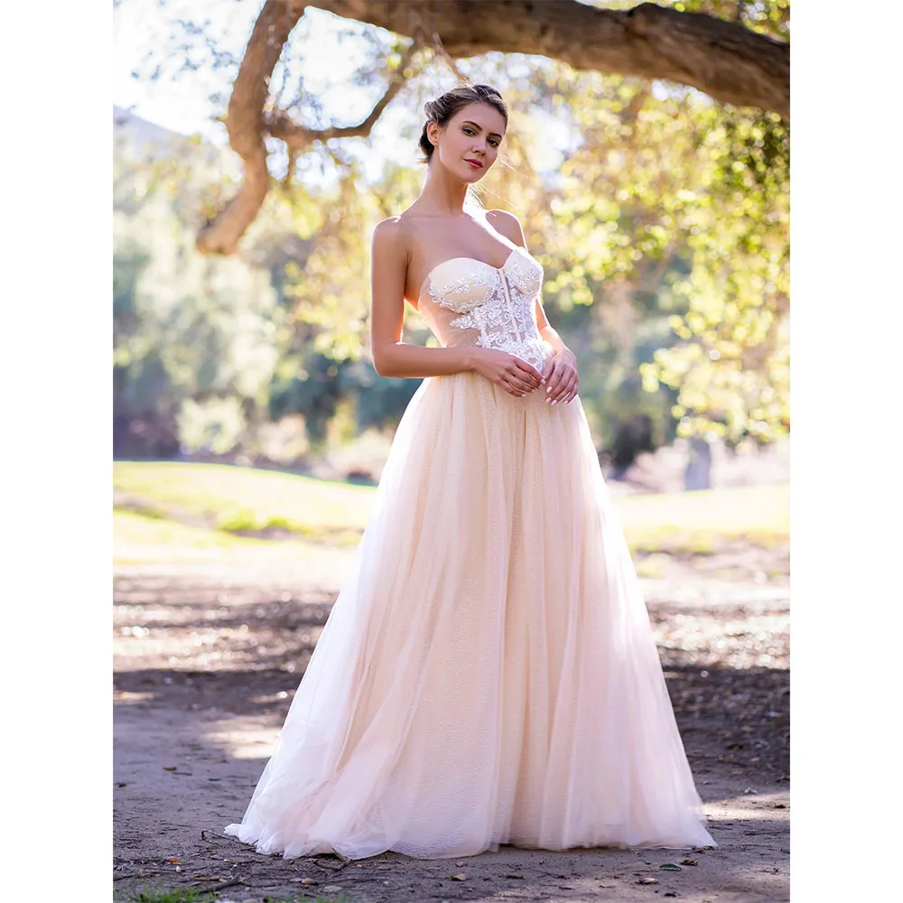 

Prom Dresses 2025 Sweetheart Appliques Wedding Party Dresses Long Formal Evening Gowns with Slit for Women Cocktail Dress Custom