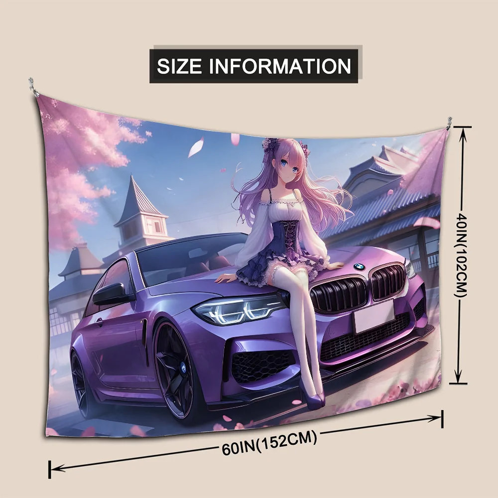 Cool supercar B-BMW Tapestry Decorate Wall Tapestry Cute Gift Flags