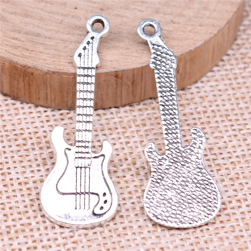 Sports music electric guitar pendant, saxophone, music symbol, violin style instrument decoration supplies