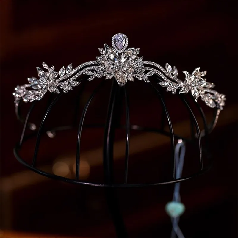 CC Luxury Crowns Women Accessories Wedding Headbands Engagement Hair Ornaments Brida Dress Crystal Tiaras Shining Charm AN119