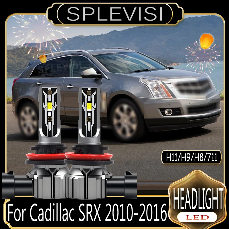

LED Safe Nighttime Travel Stable Lighting durable Headlight Low Beam Bulbs For Cadillac SRX 2010 2011 2012 2013 2014 2015 2016