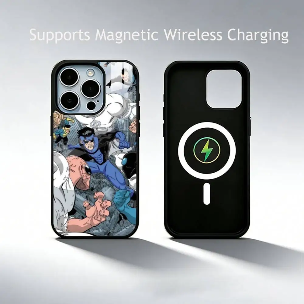 Anime TV I-Invincible  Phone Case For iPhone17,16,15,14,13,12,11 Plus,Pro Allows magnetic wireless charging