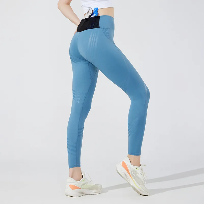 Autumn Women Yoga Running Tights GYM Pocket Pants Female Basketball Football Fitness Exercise Sport Long Compression Leggings