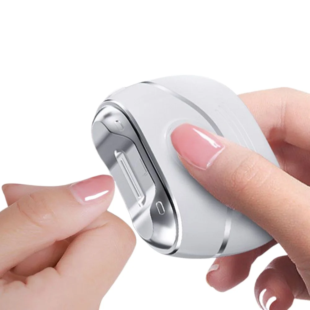Electric Automatic Nail Clippers with Light Trimmer - Manicure Cutter for Baby & Adult Care Body Tools