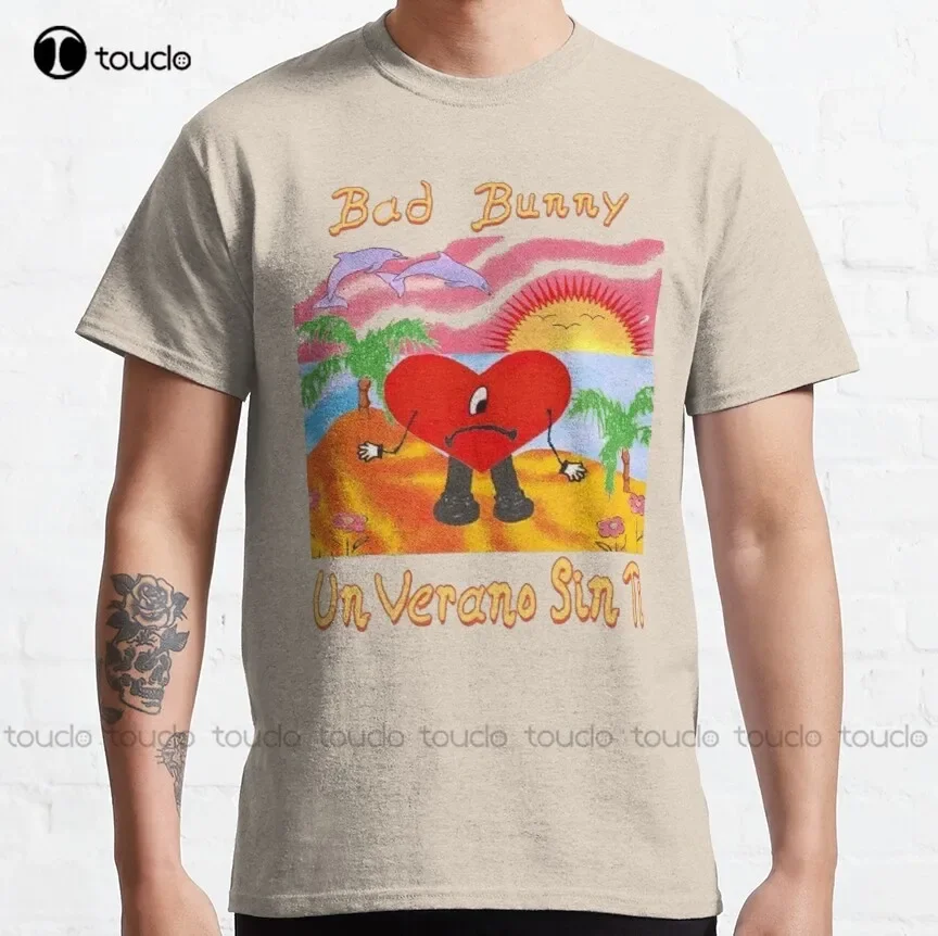 

Классическая футболка Un Verano Sin Ti на заказ для взрослых и подростков, унисекс, футболки с цифровой печатью, модная футболка, летняя футболка Xs-5Xl в стиле ретро