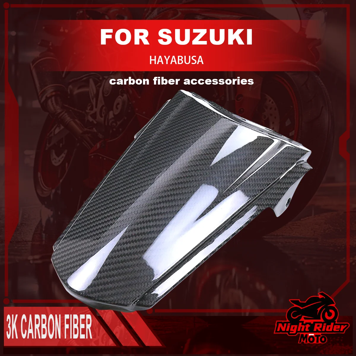 

For SUZUKI Hayabusa 2022 2023 2024 2025+ 100% pure 3K Carbon Fiber Front Tail fairings Motorcycle Modification Accessory,