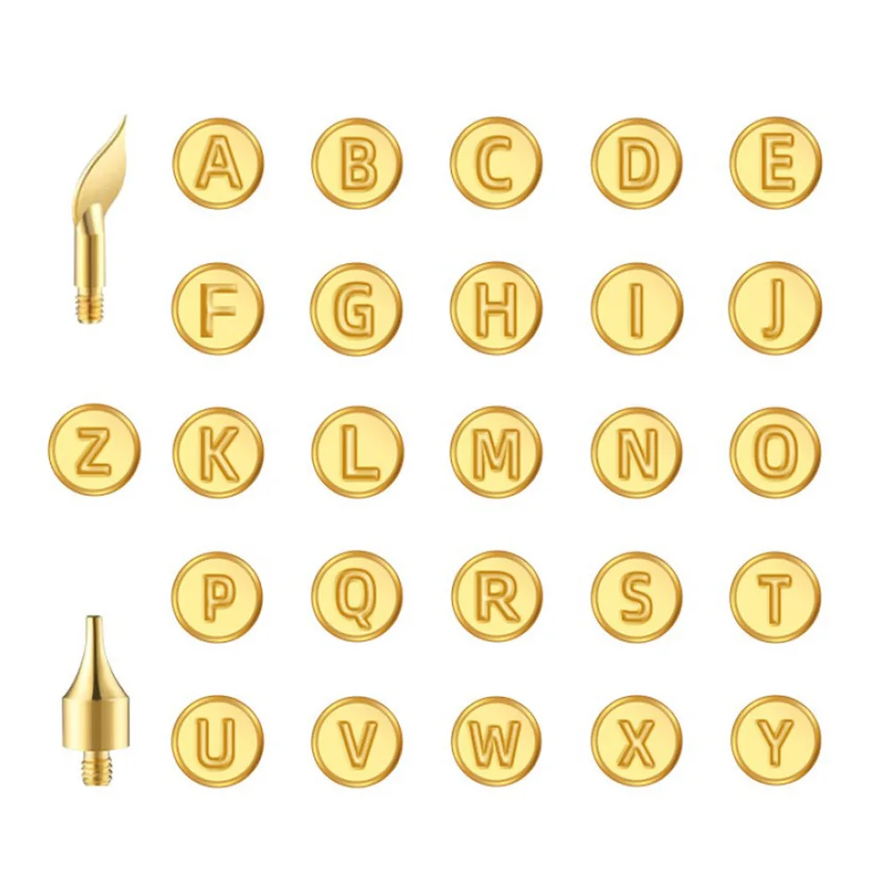 Embellishment Tools Copper Letters Birthday Parties Uppercase Letters A-Z Variety Of Surfaces Embossing And Carving