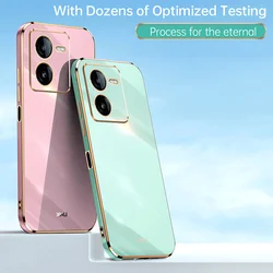 For Vivo IQOO Z8 Case Soft TPU Case For VIVO IQOO Z8 Z8X High Quality Anti-fingerprint Camera Protection Cover