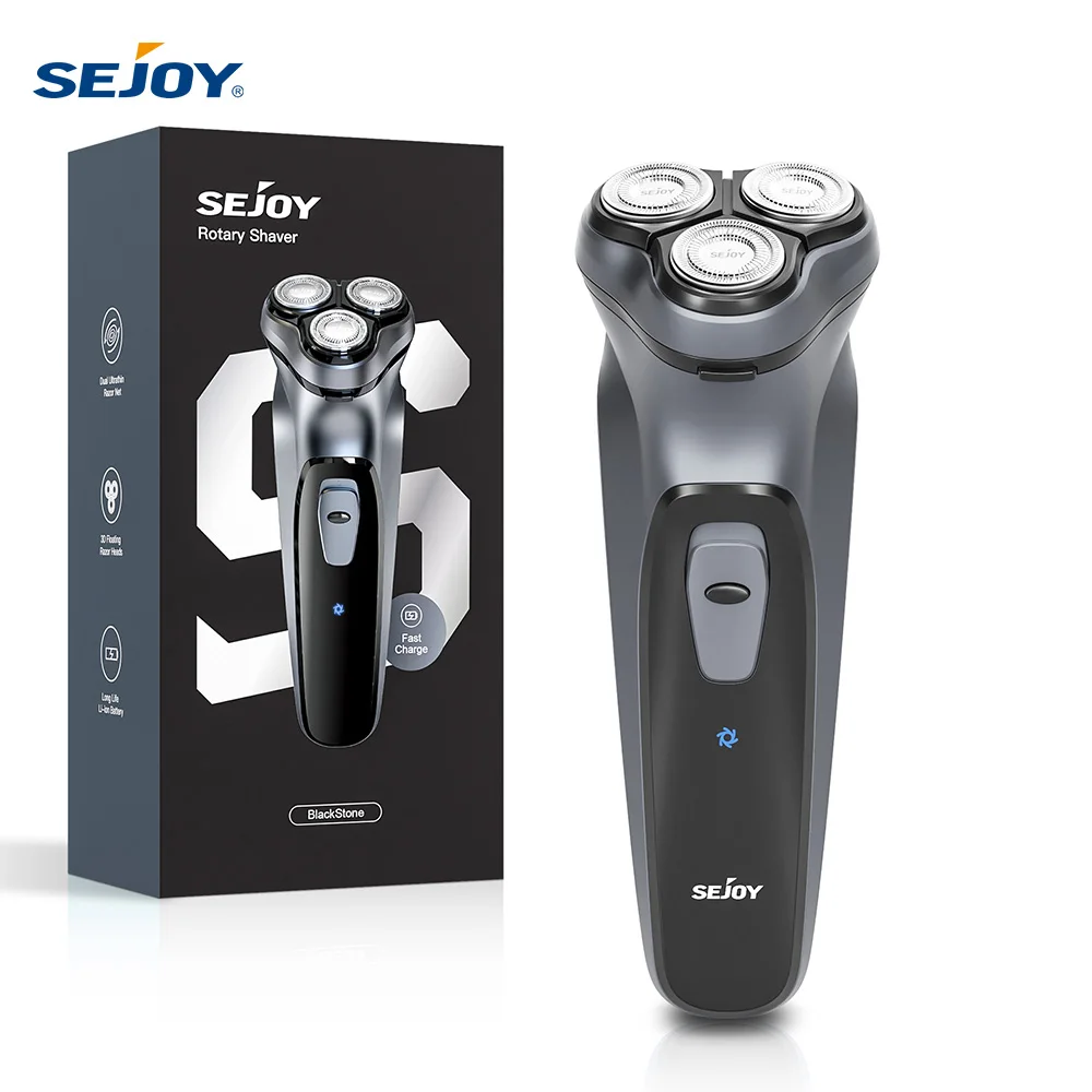 Sejoy Schwimmender Elektrorasierer für Männer Wiederaufladbarer Elektrorasierer Rasiermaschinen für Herren mit Elektrischen Haarschneidern