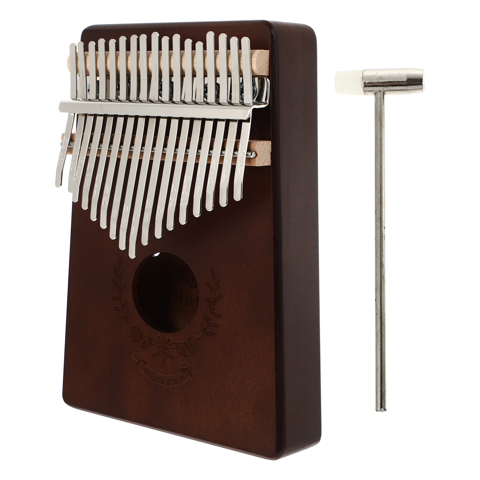 

1 Set Portable Kalimba Thumb Piano Beginner Finger Piano Coffee Mini Music Instrument Durable Lightweight Easy Use Gift For Kids