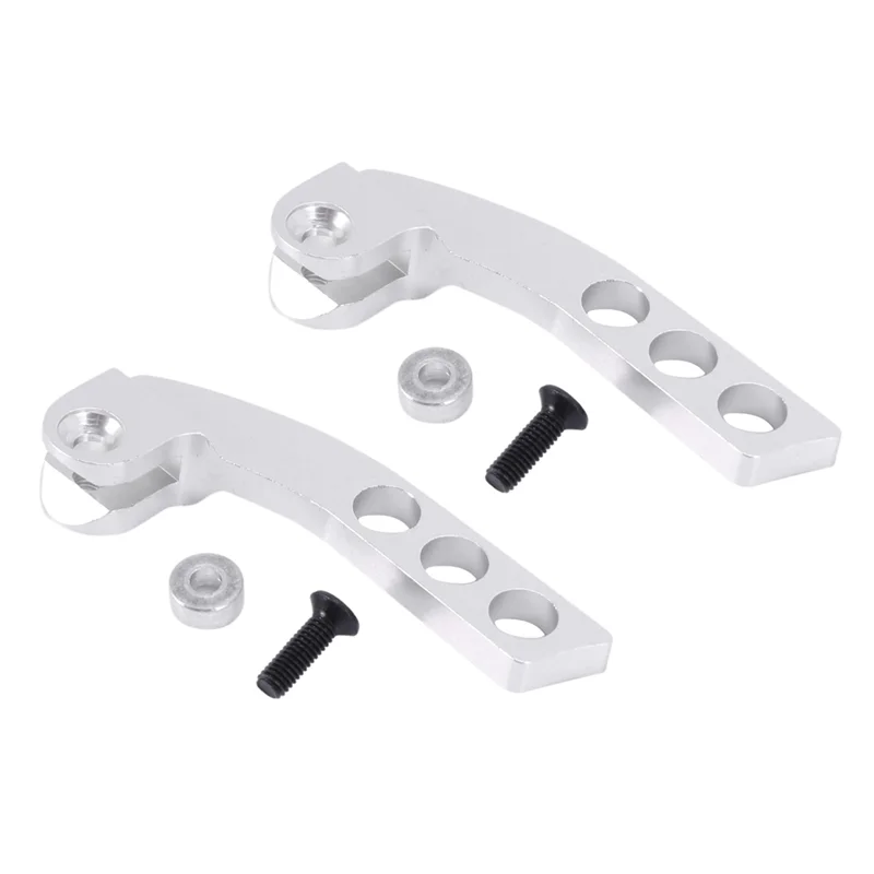 2Pcs Vertical Transmitter Neck Strap Balancer Adjuster for Futaba Radiolink FrSky Jumper WFLY Remote Control, silver